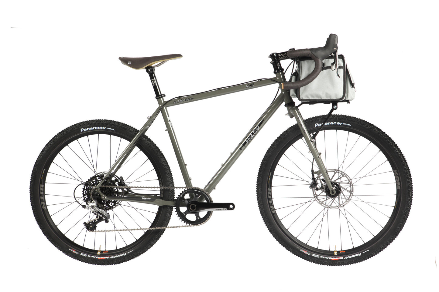 Ravn bike drive side with handlebar bag