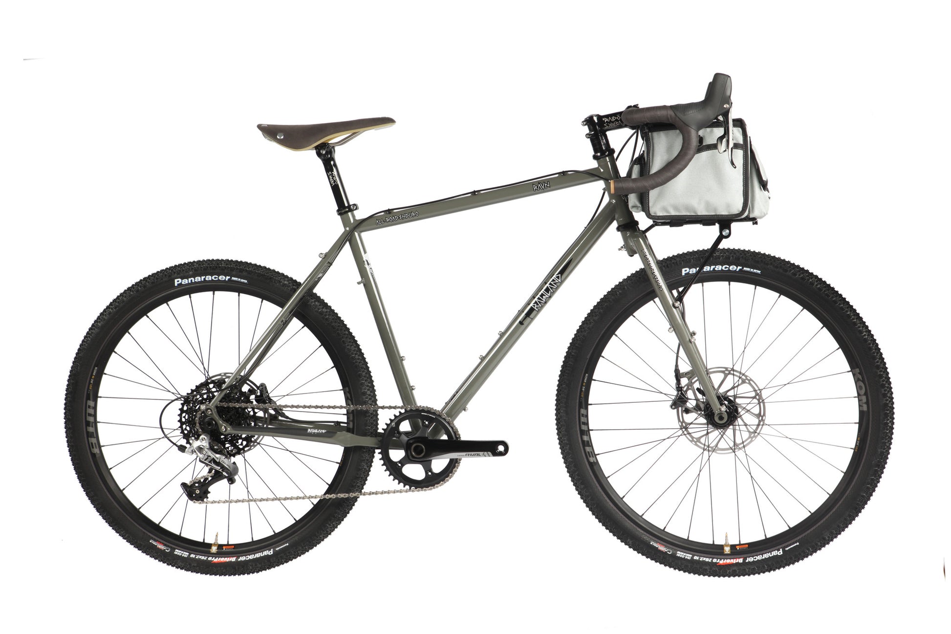 Ravn bike drive side with handlebar bag