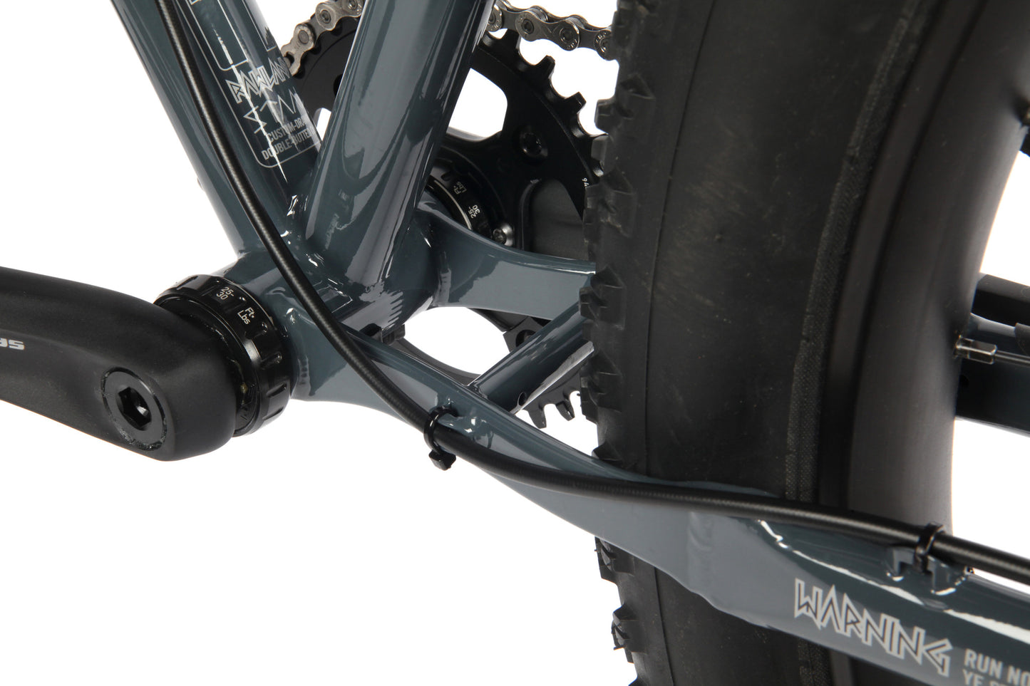 Ulv bike chainstay closeup