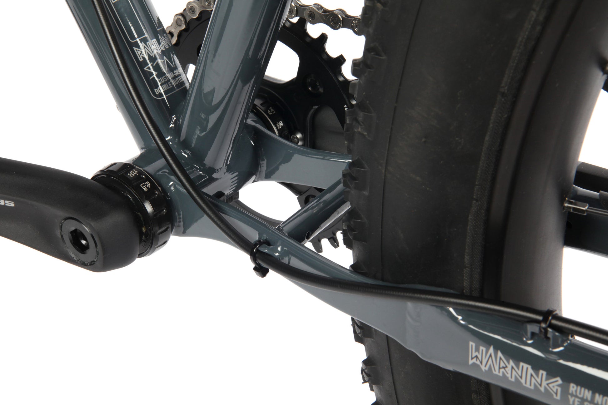 Ulv bike chainstay closeup